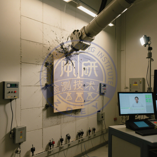 墙面板抗冲击测试