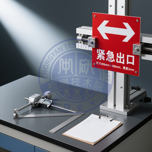 地震应急标识强度测试